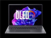 Ноутбук Acer Swift Go 16 SFG16-71 16" 3.2K OLED, Intel i5-1335U, 16GB, F512FB, UMA, Lin, серый NX.KFSEU.001
