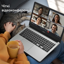Ноутбук Acer Chromebook CB315-5H 15" FHD IPS, Intel C N100, 8GB, F128GB, UMA, ChromeOS, серебристый NX.KPPEU.001