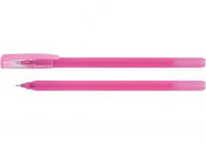 Ручка масляна OPTIMA FLAME 0,7 мм. Корпус асорті, пише синім O15643-02