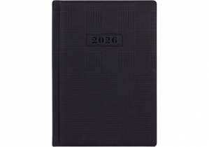 Щоденник датований, GLEN, чорний, А5 OPTIMA O25201-01