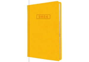 Щоденник датований, SQUARE, жовтий, А5, без поролона OPTIMA O25204-05