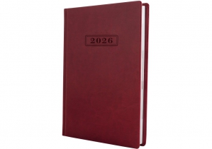 Щоденник датований, NEBRASKA, бордо, А5, без поролона OPTIMA O25233-18