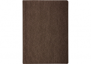 Дневник недатированный, TWEED, коричневый, А5, кремовый блок, клетка OPTIMA O25410-07