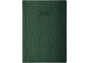 Щоденник датований, TWEED, зелений,  А5 OPTIMA O26126-04