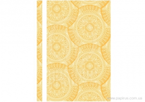Папка-швидкозшивач А4 Optima без перфорації "Калейдоскоп", фактура "глянець", жовта O31265-05