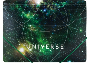 Папка пластикова А4 на гумках Optima "Universe", асорті O31664