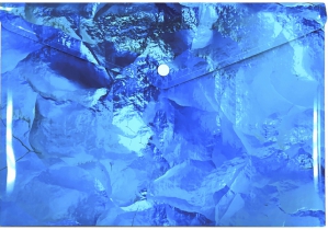 Папка-конверт А4 на кнопці з друком Glacier, 180 мкм, непрозора, фактура "глянець" OPTIMA O35245