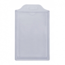 Бейдж вертикальний Optima, ABS+PVC, 54х85 мм O45626