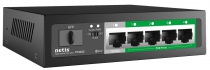 Коммутатор Netis P106GC 4xGE PoE+, 1xGE Uplink, 1xGE SFP, неуправляемый