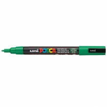 Маркер uni POSCA 0.9-1.3мм, зелений Uni PC-3M.Green