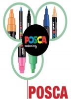STOCK! Маркер uni POSCA 0.9-1.3мм, салатовий Uni