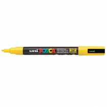 Маркер uni POSCA 0.9-1.3мм, жовтий Uni PC-3M.Yellow