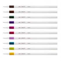 Лайнер uni EMOTT 0.4мм fine line, Calm-tone Dark Color, 10 цветов Uni PEM-SY/10C.03CTDC