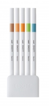 Лайнер uni EMOTT 0.4мм fine line, Nature Color, 5 цветов Uni PEM-SY/5C.06NC