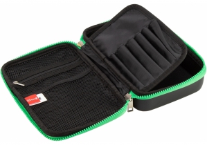 Пенал-сумка з тисненням, на замку COOLFORSCHOOL QT-5687-Black