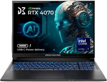 Ноутбук Dream Machines RG4070-16 16FHD+ IPS, Intel U7-155H, 32GB, F1TB, NVD4070-8, DOS, чорний RG4070-16UA26