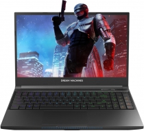 Ноутбук Dream Machines RT3080Ti-15 15.6QHD IPS, AMD R9 6900HX, 64GB, F1TB, NVD3080Ti-16, DOS, черный RT3080TI-15UA57
