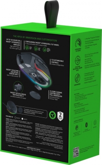 Мышь Razer Basilisk V3 Pro 35K, RGB, USB-A/WL/BT, чёрный RZ01-05240100-R3G1