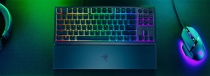 Клавіатура механічна Razer Ornata V3 TKL 84key, Mecha-Membrane Switch, USB-A, EN/UK, RGB, чорний RZ03-04881800-R371