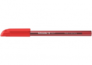 Ручка масляна SCHNEIDER VIZZ F 0,5 мм, пише червоним S102102