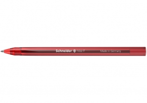 Ручка масляна SCHNEIDER VIZZ F 0,5 мм, пише червоним S102102