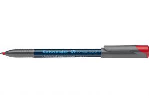 Маркер перманентний універсальний SCHNEIDER MAXX 222 F 0,7 мм, червоний S112202