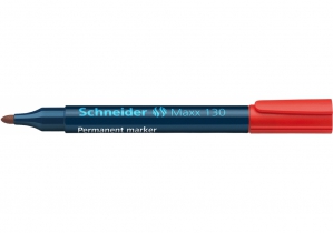 Маркер перманентний SCHNEIDER MAXX 130 2-3 мм, червоний S113002