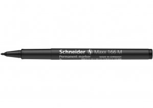 Маркер перманентный SCHNEIDER MAXX 166 1 мм, черный S116601