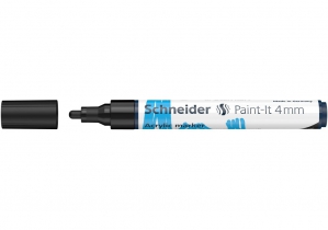 Маркер акриловый для декорат. и художественных работ SCHNEIDER Paint-it 320 4мм черный S120201