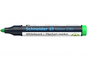 Маркер для дошок та фліпчартів SCHNEIDER MAXX 290, світло зелений S129111