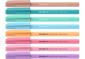 Ручка шариковая SCHNEIDER TOPS PASTEL 0,5мм. Корпус ассорти, пишет синим S150520