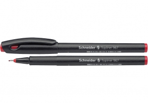 Лайнер SCHNEIDER TOPLINER 967 04 мм, червоний S9672