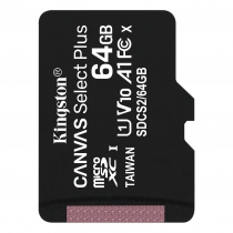 Карта памяти Kingston microSD   64GB C10 UHS-I R100MB/s SDCS2/64GBSP