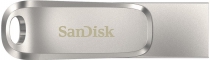 Накопитель SanDisk   64GB USB 3.1 Type-A + Type-C Dual Drive Luxe SDDDC4-064G-G46