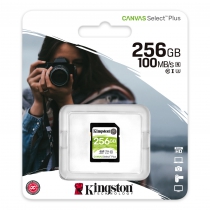 Карта памяти Kingston 256GB SDXC C10 UHS-I R100MB/s SDS2/256GB