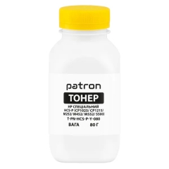 Тонер HP спеціальний hcs-p (cp1025/cp1215/m252/m452/m552/5500) Yellow у флаконі 80 г (pn-hcs-p-y-080) Patron T-PN-HCS-P-Y-080