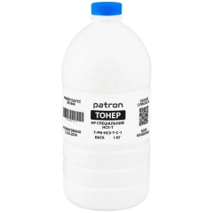 Тонер HP спеціальний HCS-T флакон, 1 кг, блакитний Patron (PN-HCS-T-C-1) T-PN-HCS-T-C-1