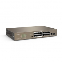 Комутатор TENDA TEF1118P-16-150W 16xFE PoE, 1xGE, 1xSFP