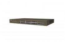 Коммутатор TENDA TEG5328F 24xGE, 4xSFP L3