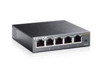 Коммутатор TP-LINK TL-SG105E 5xGE EasySmart Метал. Корпус