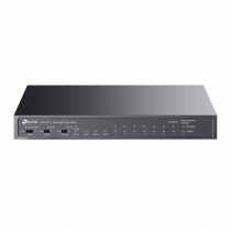 Коммутатор TP-LINK TL-SL1311P 8x1FE (8xPoE), 2xGE, 1xSFP, 65Вт, Неуправляемый
