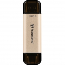 Накопитель Transcend 128GB USB 3.2 Type-A + Type-C JetFlash 930 R420/W400MB/s Чёрный TS128GJF930C