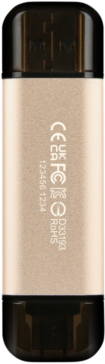 Накопичувач Transcend 128GB USB 3.2 Type-A + Type-C JetFlash 930 R420/W400MB/s Чорний TS128GJF930C