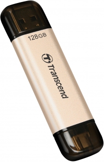 Накопичувач Transcend 128GB USB 3.2 Type-A + Type-C JetFlash 930 R420/W400MB/s Чорний TS128GJF930C