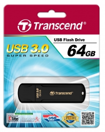 Накопитель Transcend 64GB USB 3.1 JetFlash 700 Black TS64GJF700