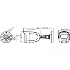 Камера відеоспостереження Hikvision DS-2CE10DFT-F (3.6)