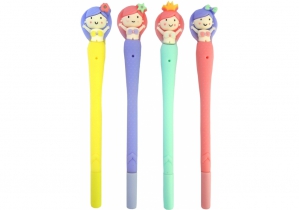 Ручка кулькова The Little mermaid гелева синя, асорті MAXI Z18087