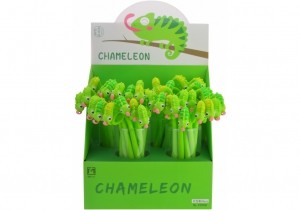 Ручка шариковая Chameleon гелевая синяя, 3 цвета ассорти MAXI Z20068