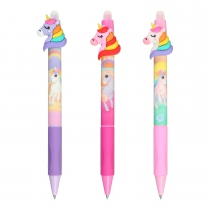 Ручка гелева "Пиши-стирай", 0,5мм, UNICORN, 36 шт в дисплеї, KIDS Line ZiBi ZB.2214-99