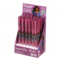 Ручка шариковая SUPER GIRL 0,5 мм, синяя ZiBi ZB.2240